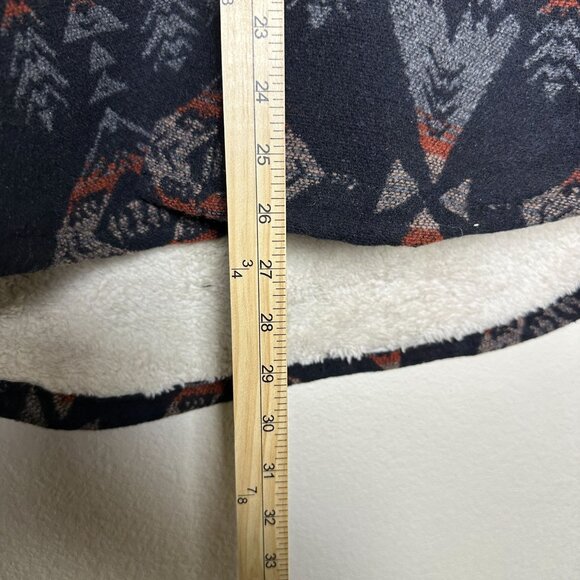 Jachs New York Wool Blend Jacket Faux Fur Lined Insulated Men L Outdoor Aztec - Picture 9 of 13